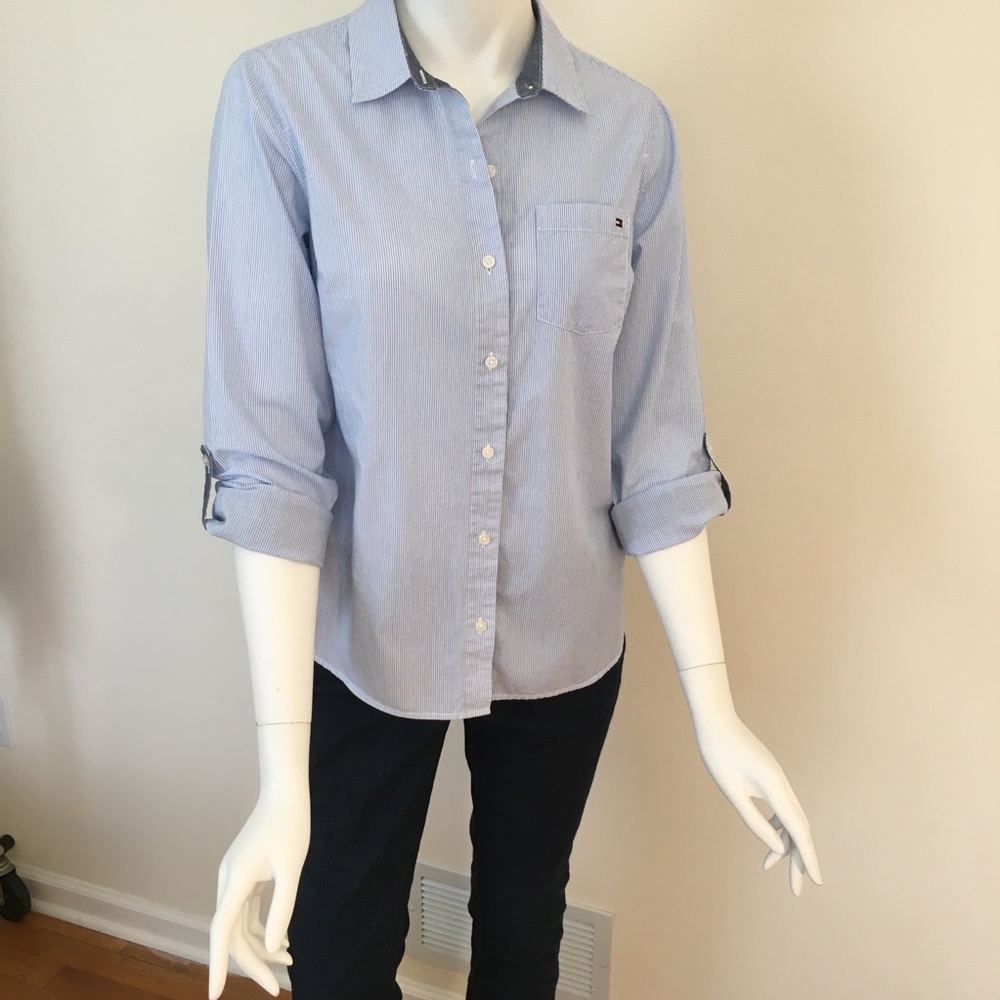 TOMMY HILFIGER Classic woman’s button-down shirt